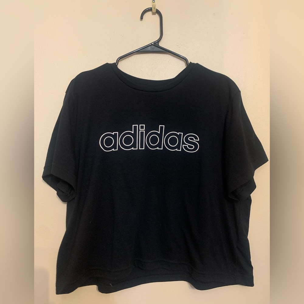 ADIDAS Short Sleeve Cropped Tee